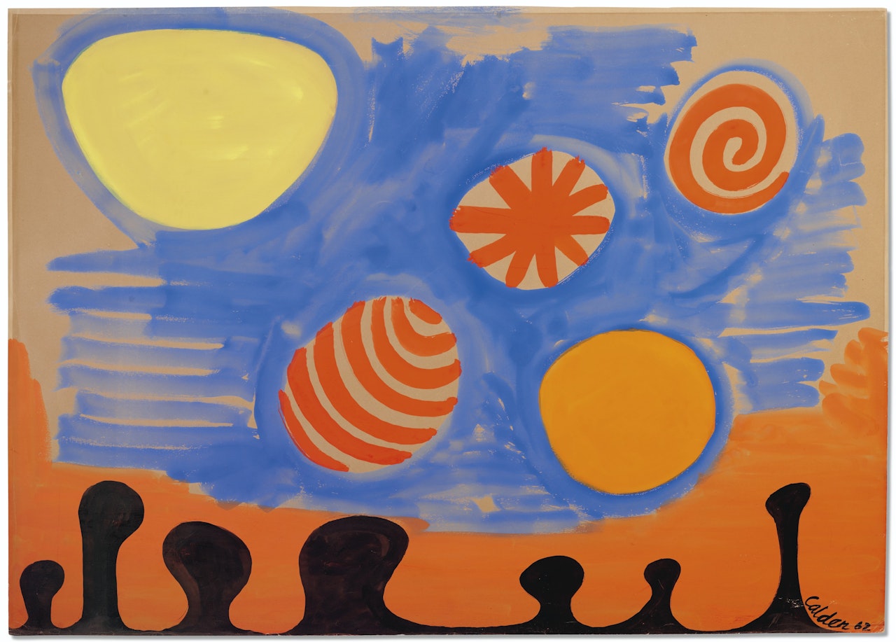 Striped Sphere by Alexander Calder