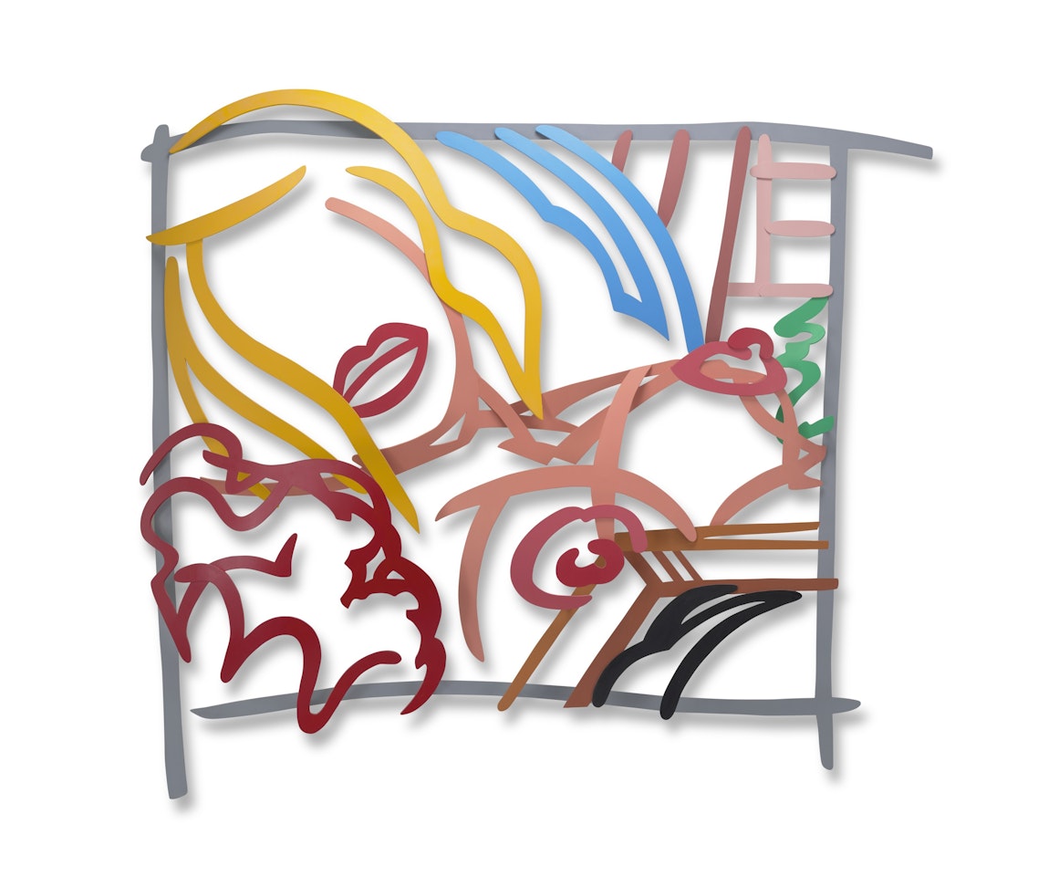 Bedroom Blonde Doodle with Photo (3-D) by Tom Wesselmann