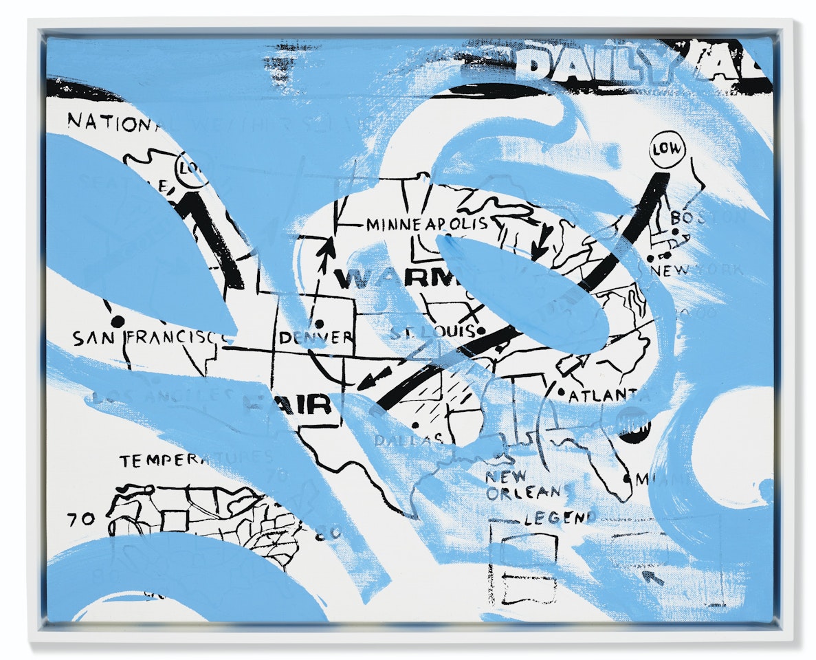 U.S. Weather Map/GE by Andy Warhol