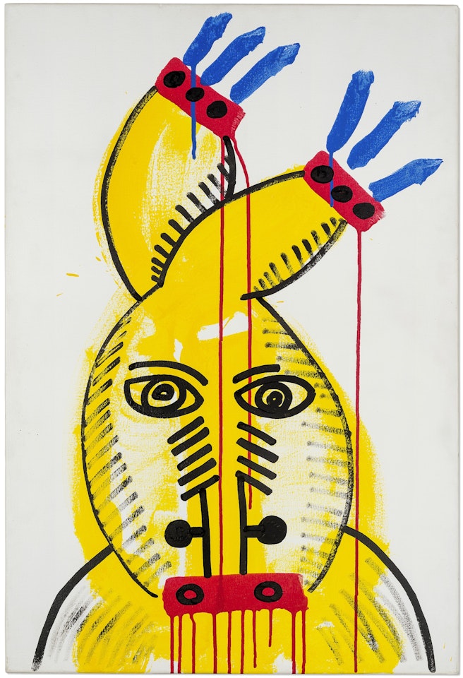 Red-Yellow-Blue No. 20 (13 January 1987) by Keith Haring