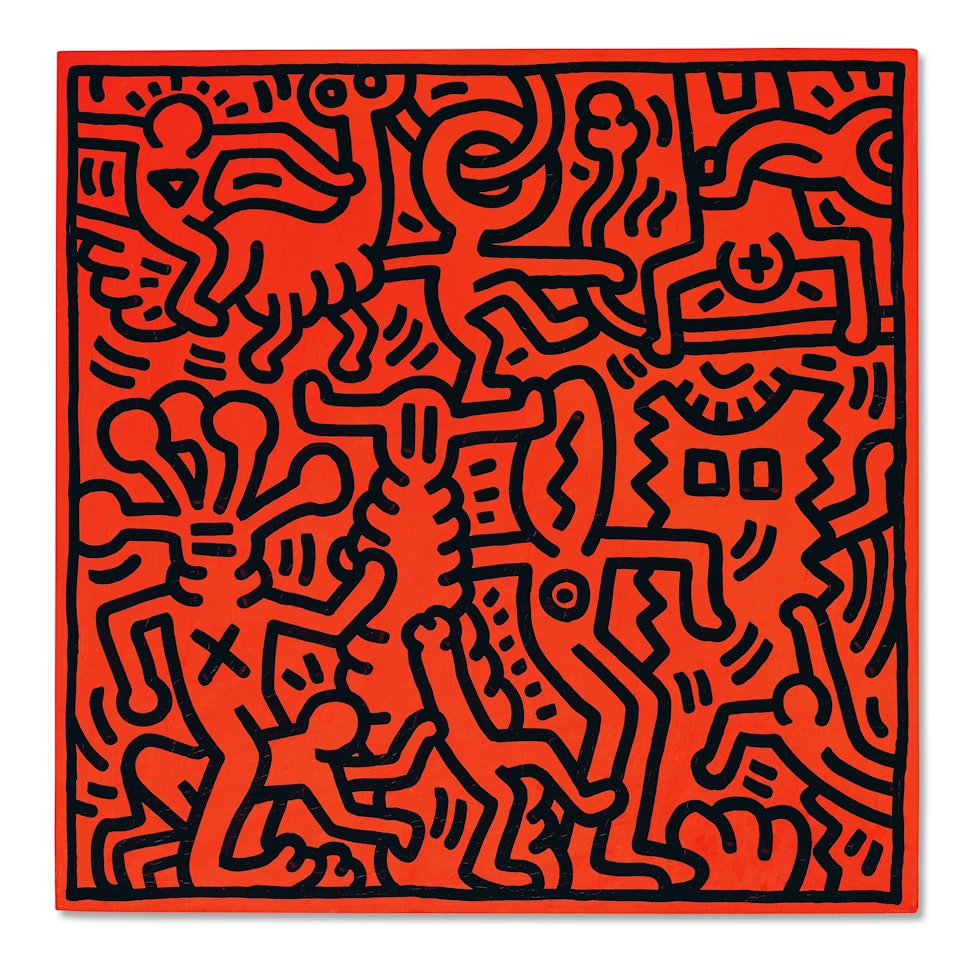 Untitled (Oct. 4, 1984) by Keith Haring