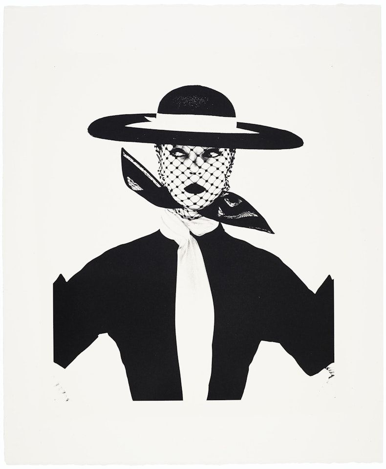 Black and White Vogue Cover (Jean Patchett), New York, 1950 by Irving Penn