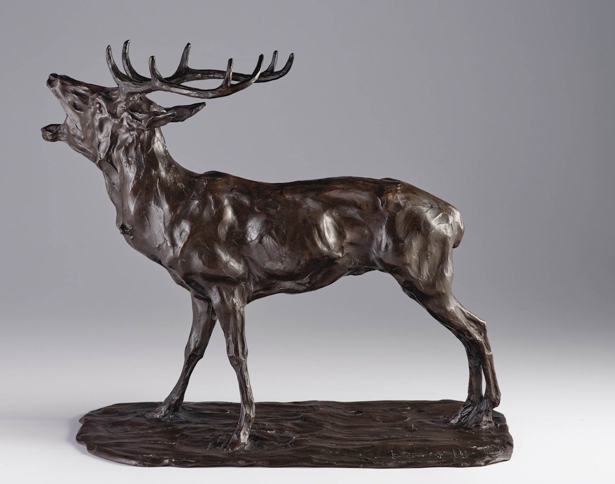Cerf bramant by Rembrandt Bugatti