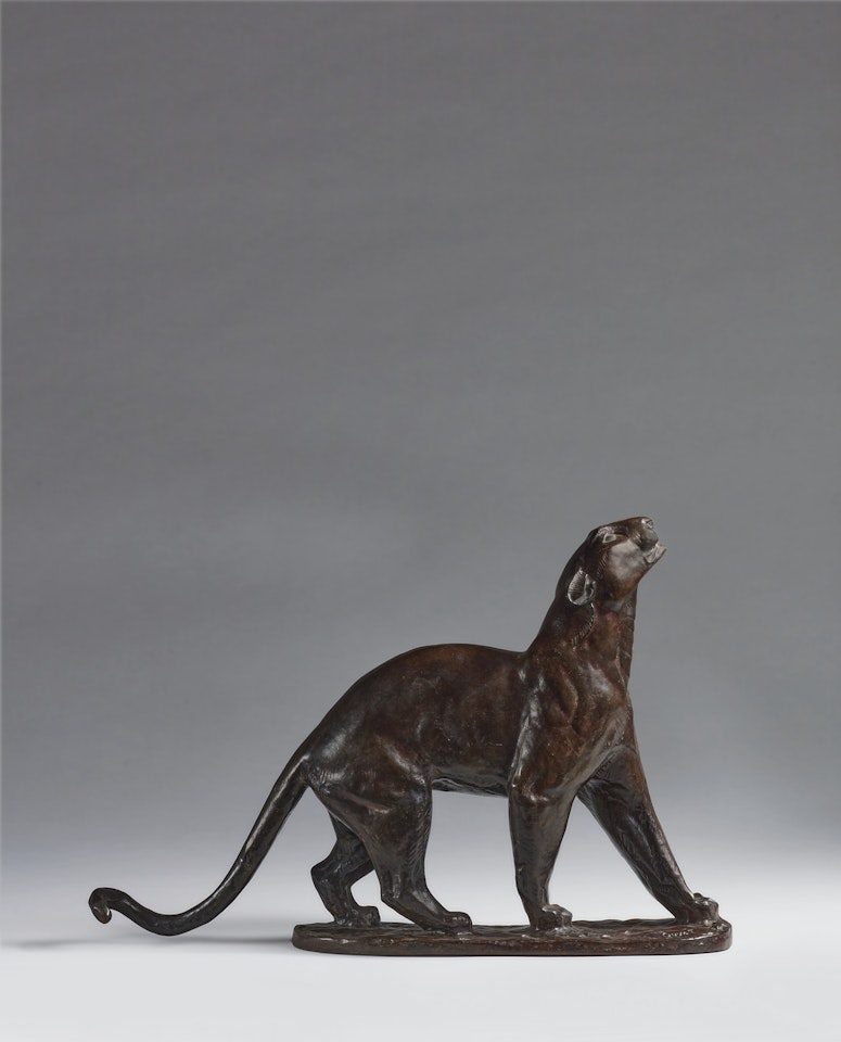 Panthère humant by Georges Lucien Guyot
