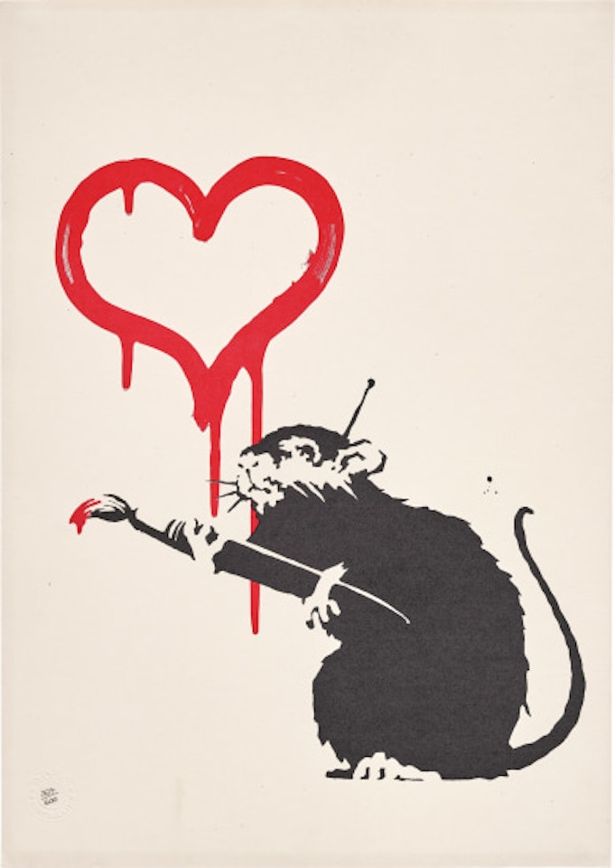 Love Rat by Banksy