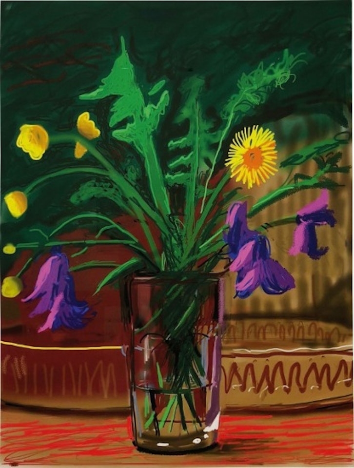 Dandelions by David Hockney