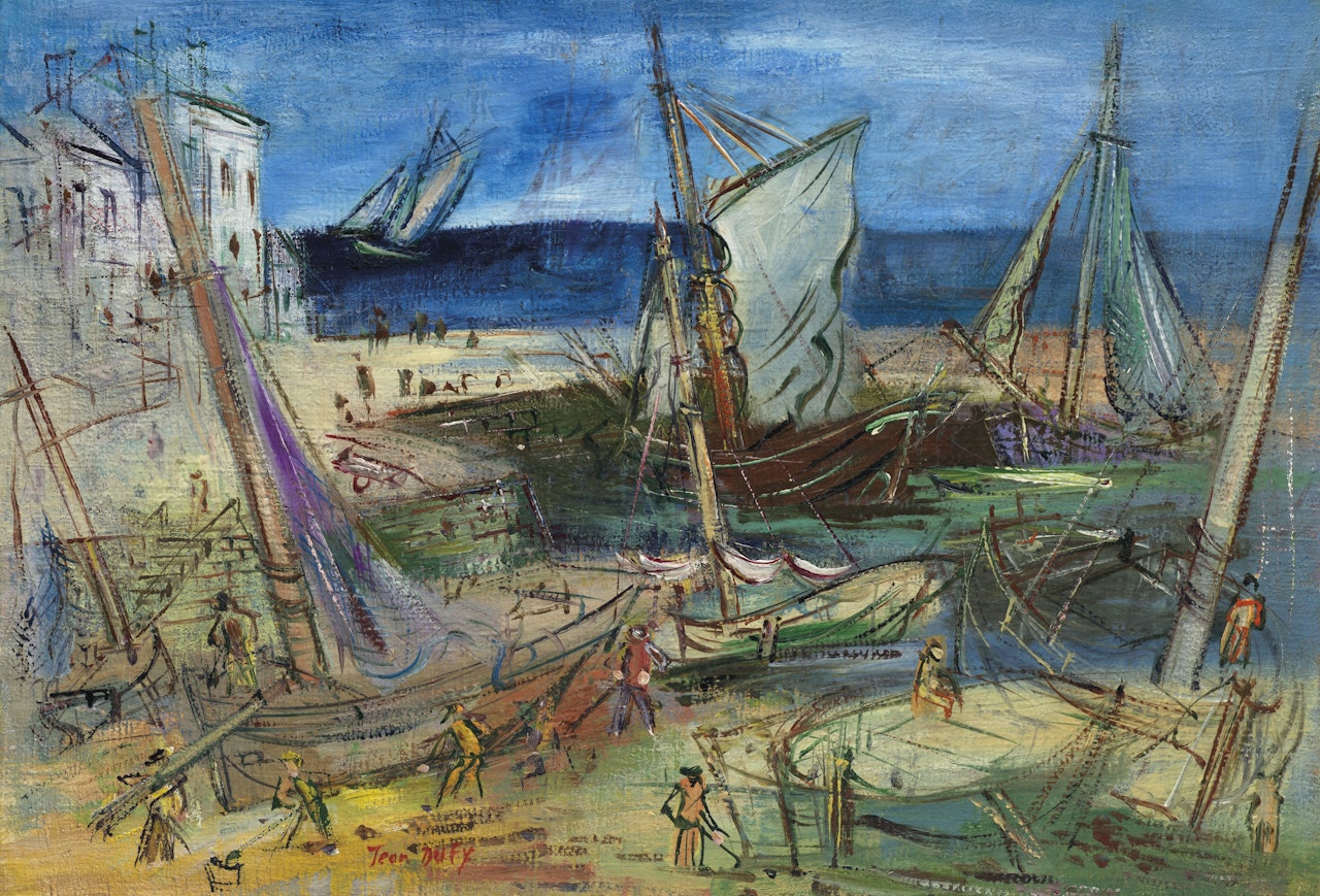 Port de pêche by Jean Dufy