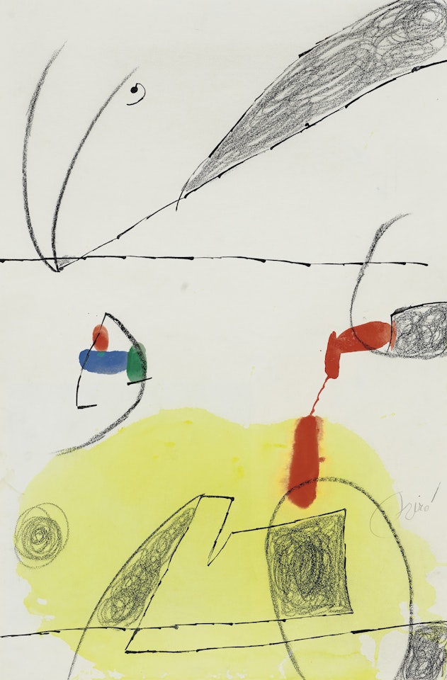 Paysage animé by Joan Miró