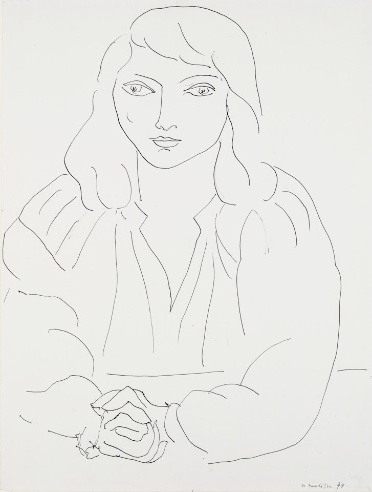 Jeune fille au corsage roumain by Henri Matisse