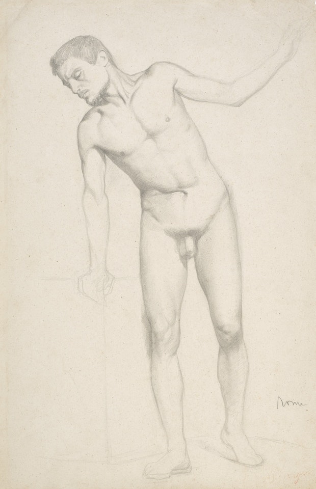 Etude d'homme nu by Edgar Degas