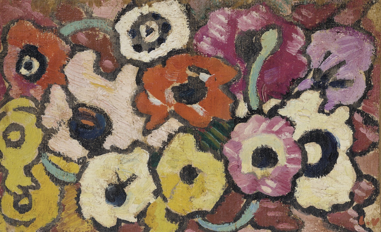 Panneau d'anémones by Louis Valtat