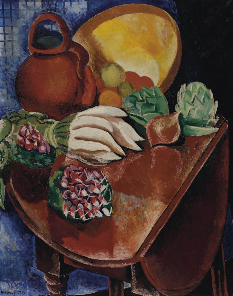 Ananas et pichet by Moïse Kisling