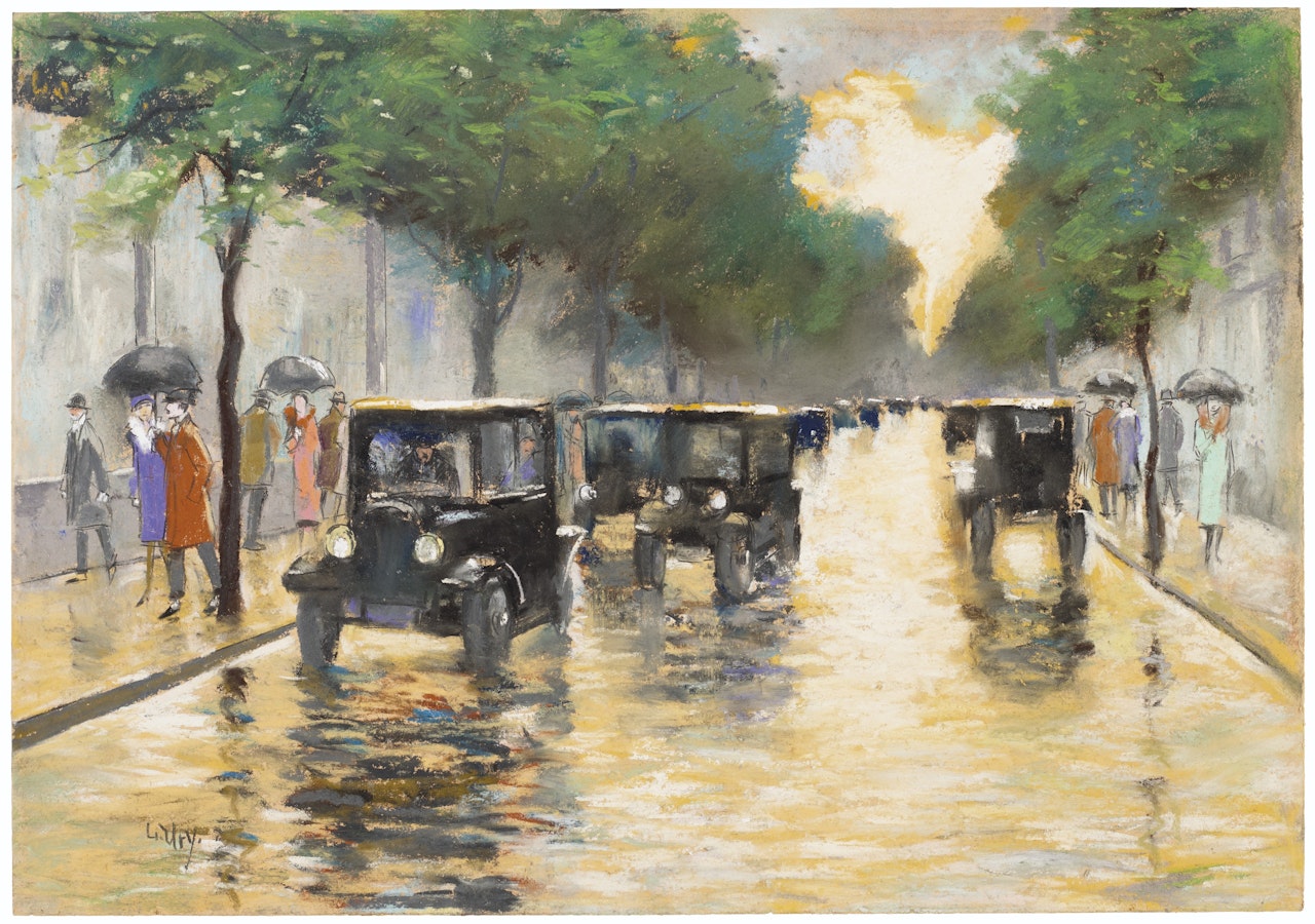 Tiergartenstrasse, Berlin by Lesser Ury