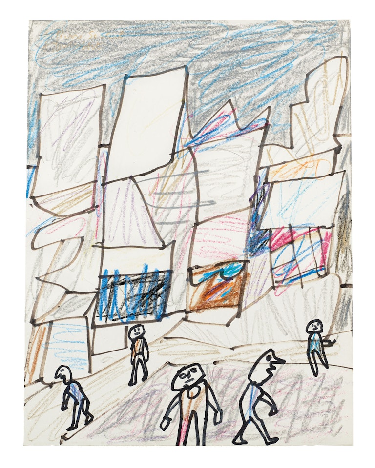 Paysage urbain by Jean Dubuffet