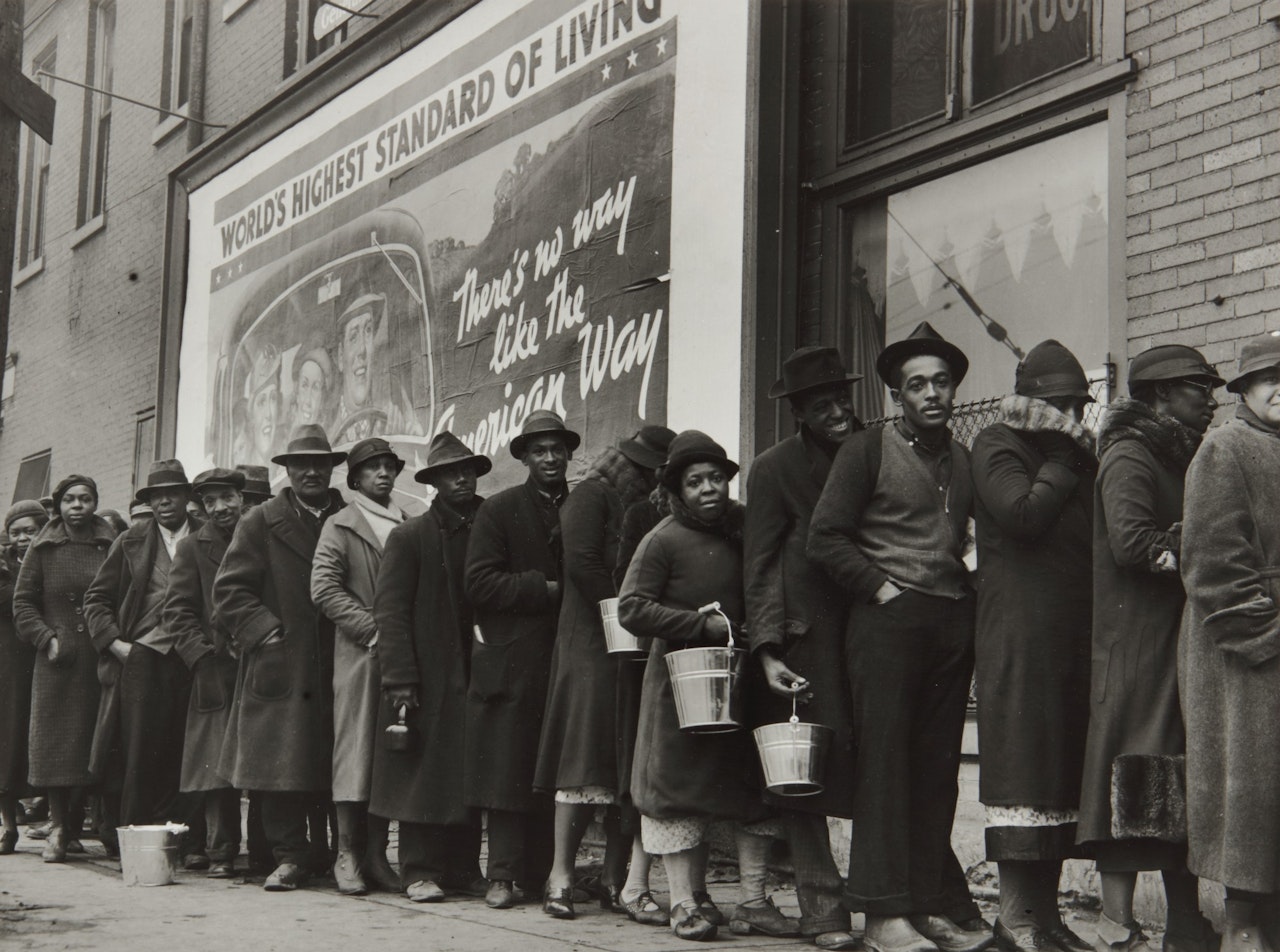 Louisville Flood Red Cross Relief Station, Louisville, K. Y. by Margaret Bourke-White