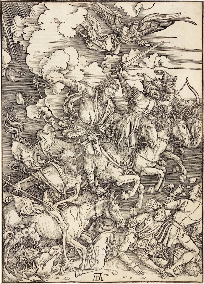 The Four Horsemen of the Apocalypse (B. 64; M., Holl. 167) by Albrecht Dürer