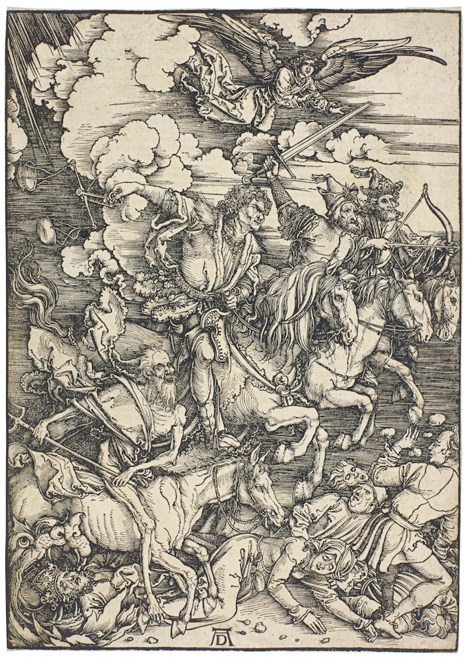 The Four Horsemen of the Apocalypse (B. 64; M., Holl. 167) by Albrecht Dürer