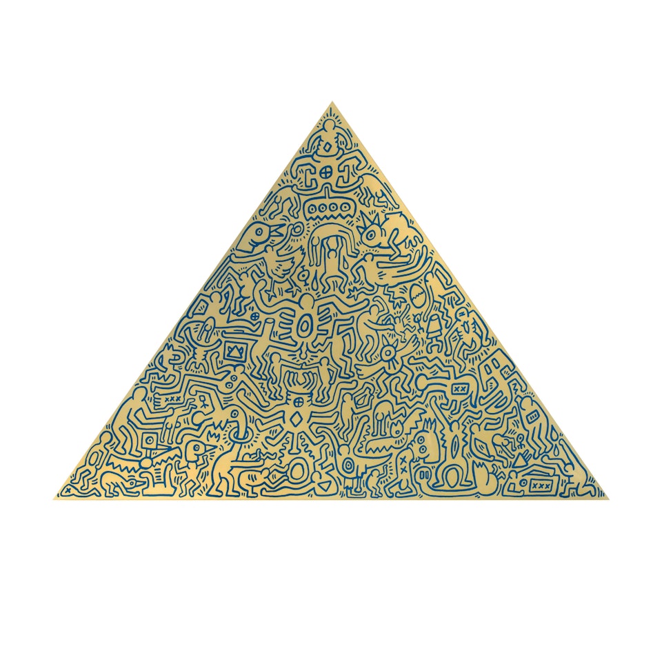 Pyramid (#2) by Keith Haring
