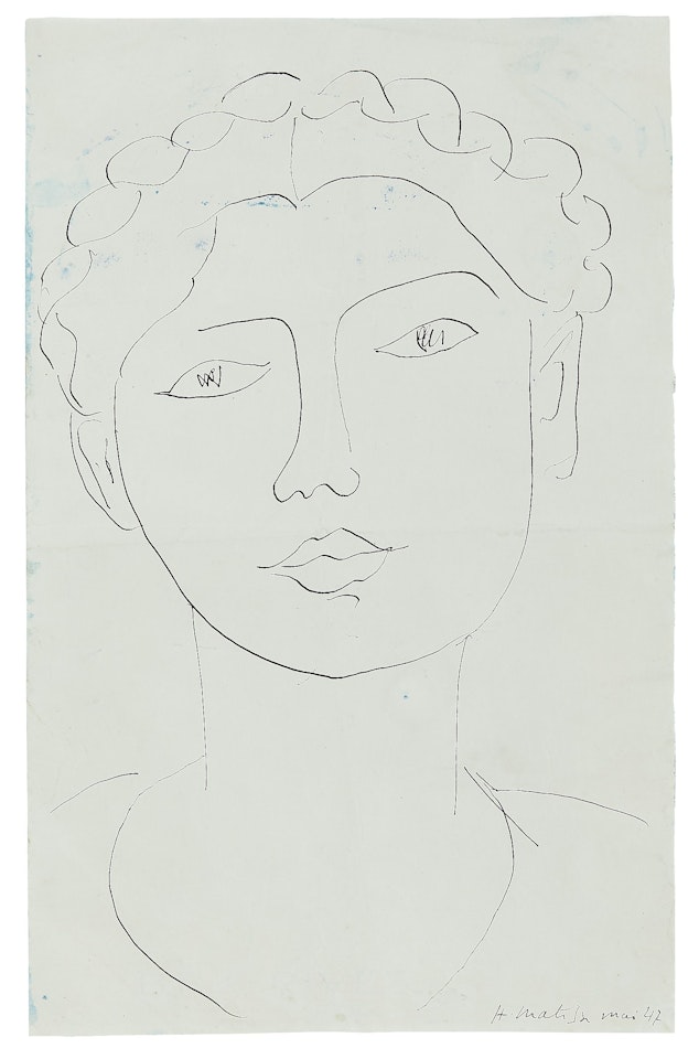 Tête de femme by Henri Matisse