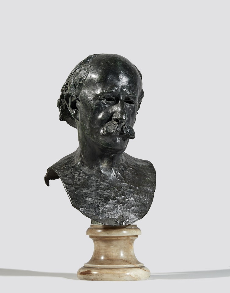 Buste de Marcellin Berthelot, version au plastron arrondi by Auguste Rodin