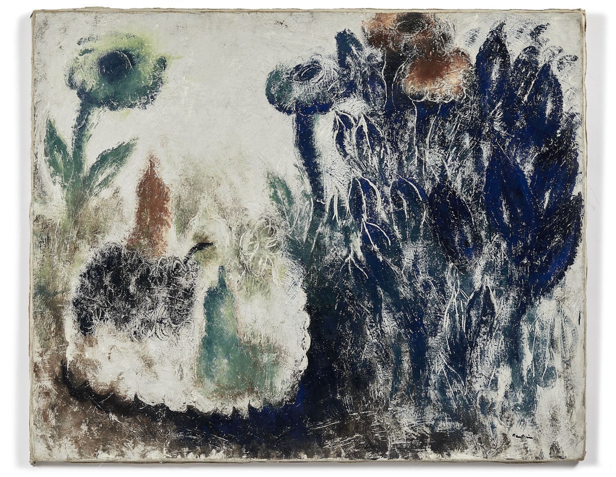 Fleurs et fruits by Jean Fautrier