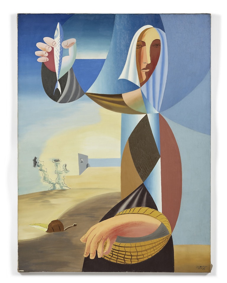 La marchande de poisson by Leopold Survage