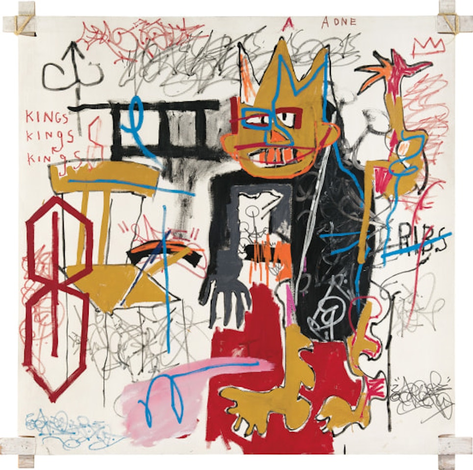 Portrait of A-One A.K.A. King by Jean-Michel Basquiat