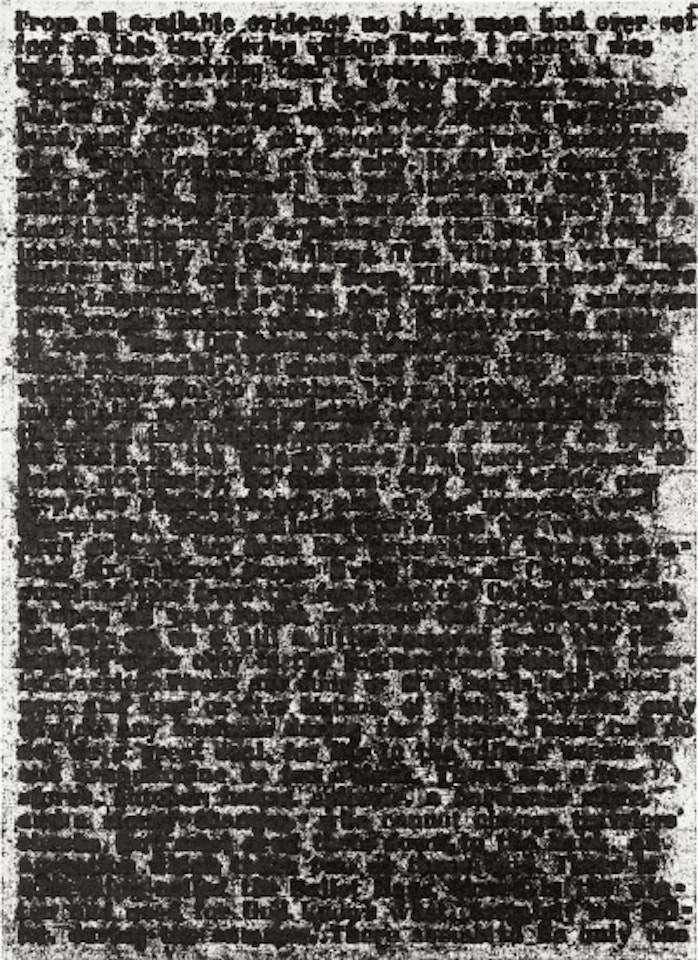 Stranger #67 by Glenn Ligon