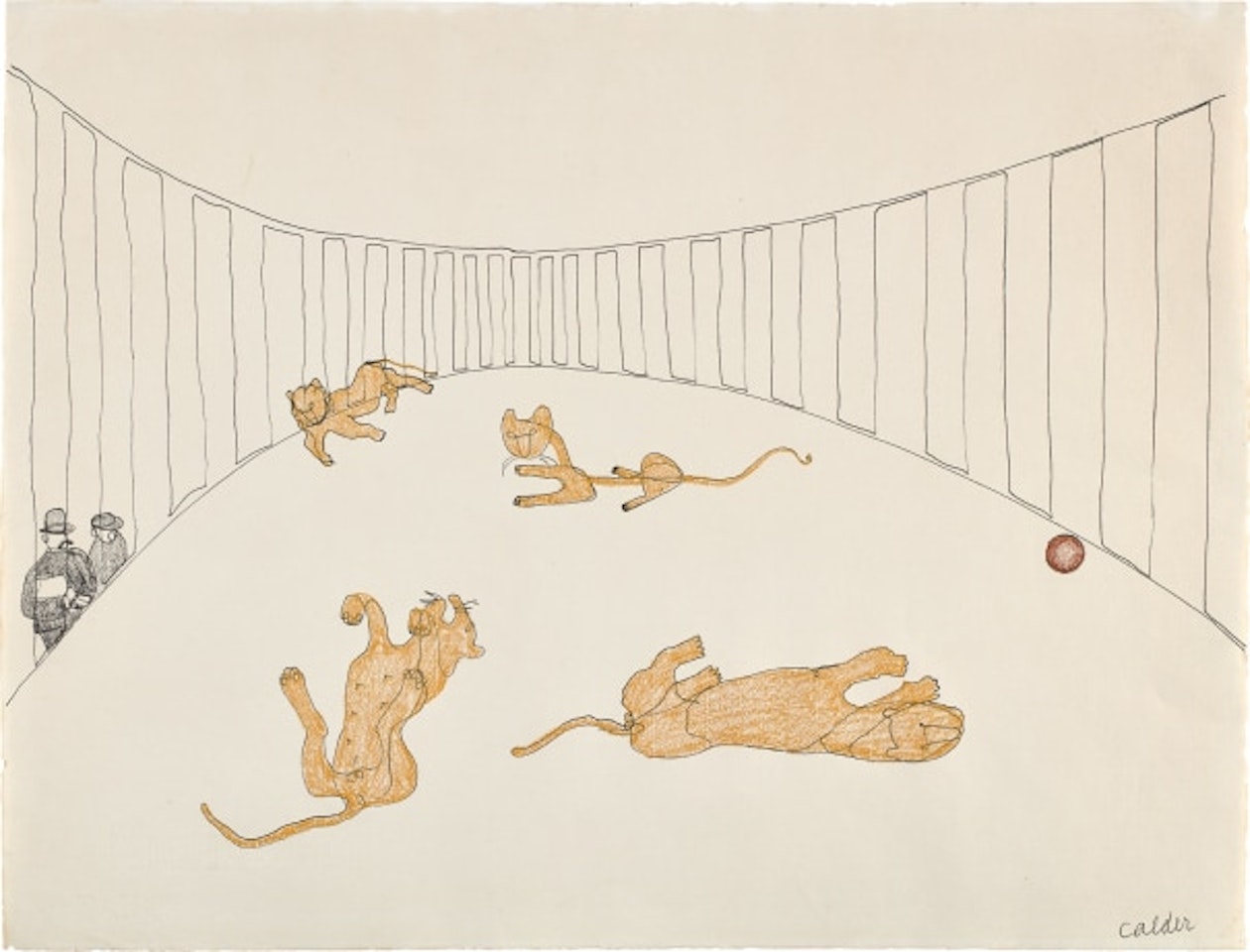 Lion Cage by Alexander Calder