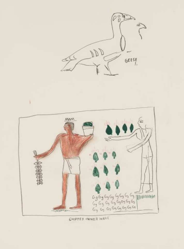 Untitled (Geese+) by Jean-Michel Basquiat