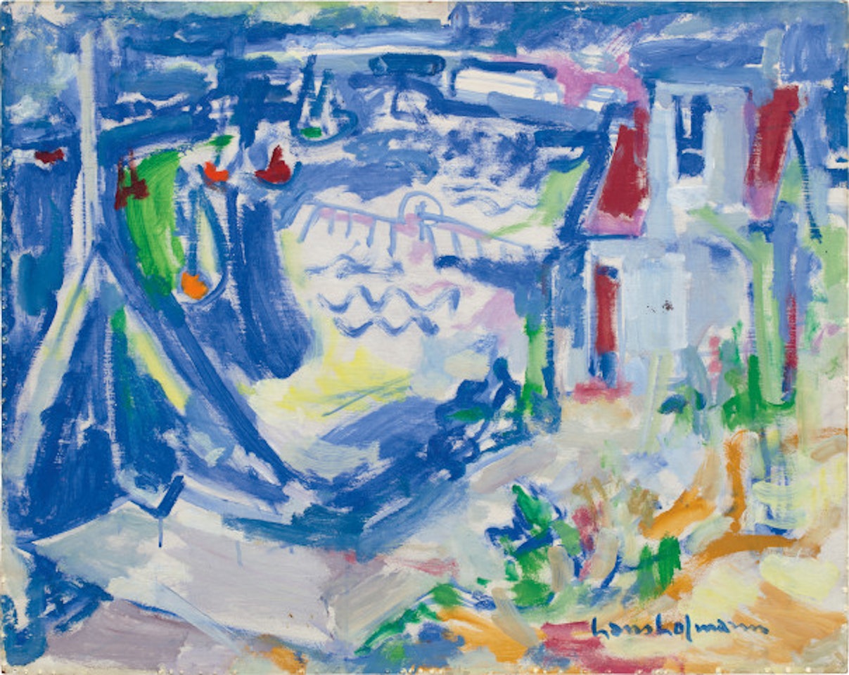 Provincetown Blue Sea by Hans Hofmann