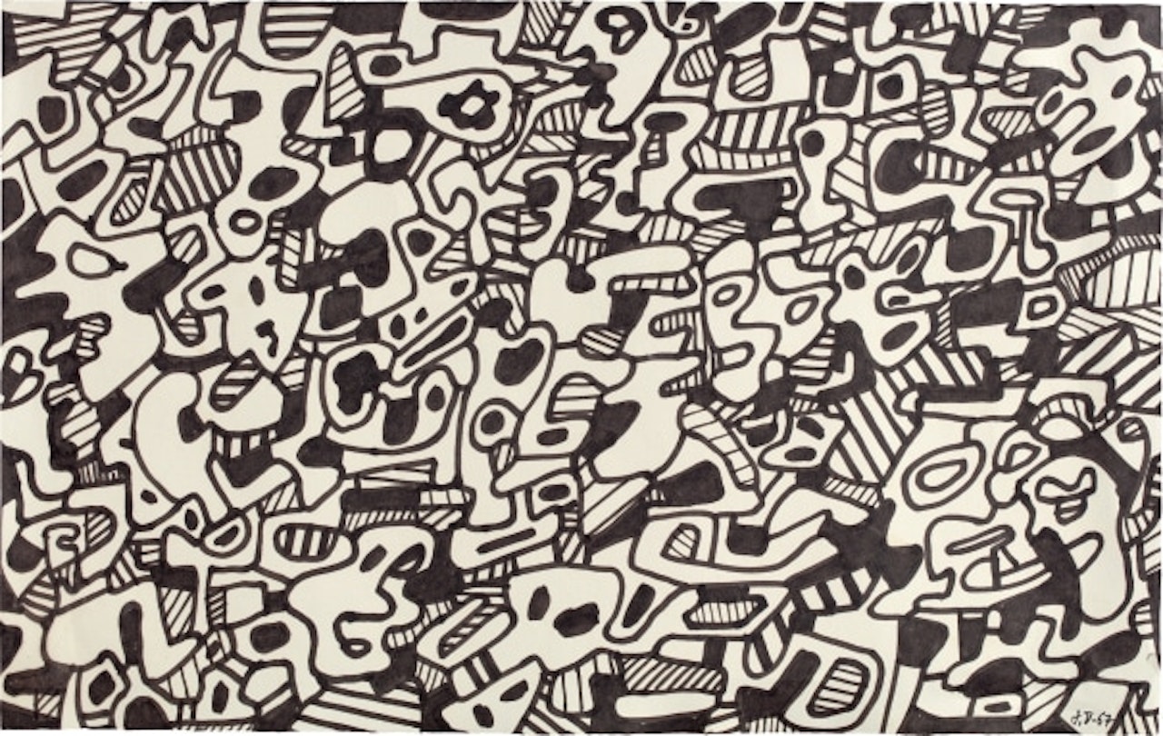 Texte Logologique VI by Jean Dubuffet