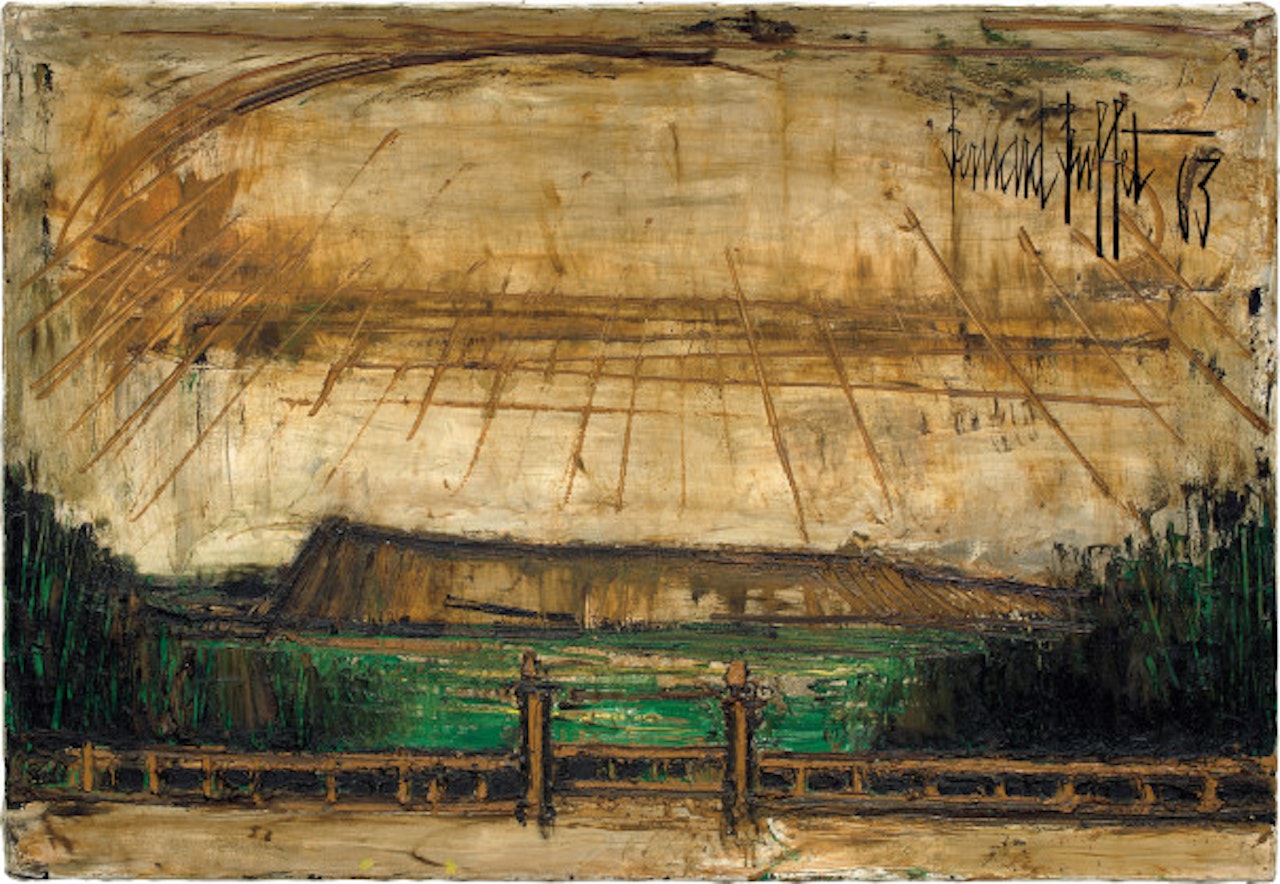 La montagne Sainte-Victoire by Bernard Buffet