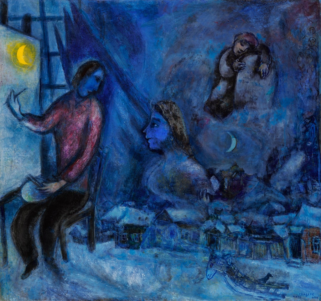 Hommage au passé (La Ville) by Marc Chagall