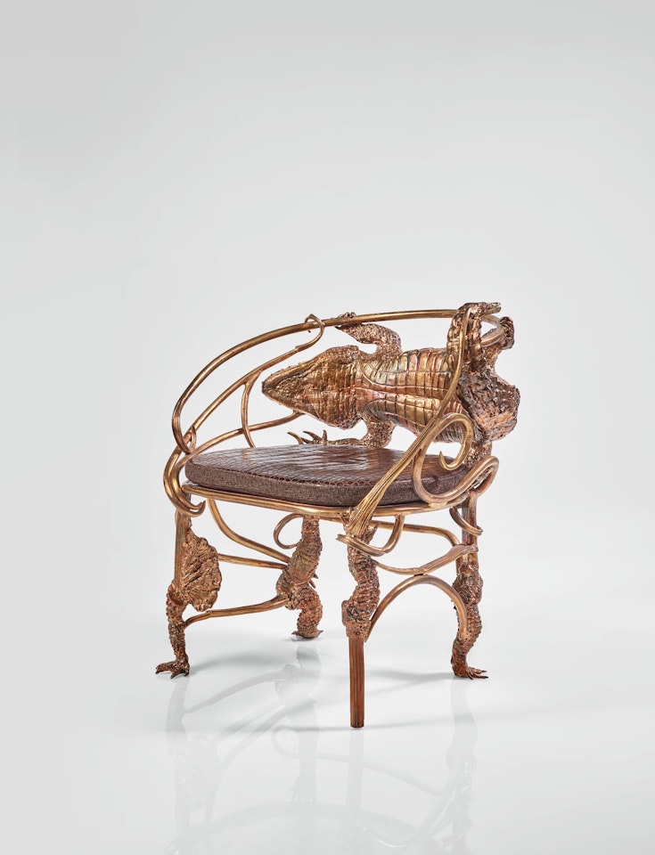 “Crocodile” Armchair by Claude Lalanne
