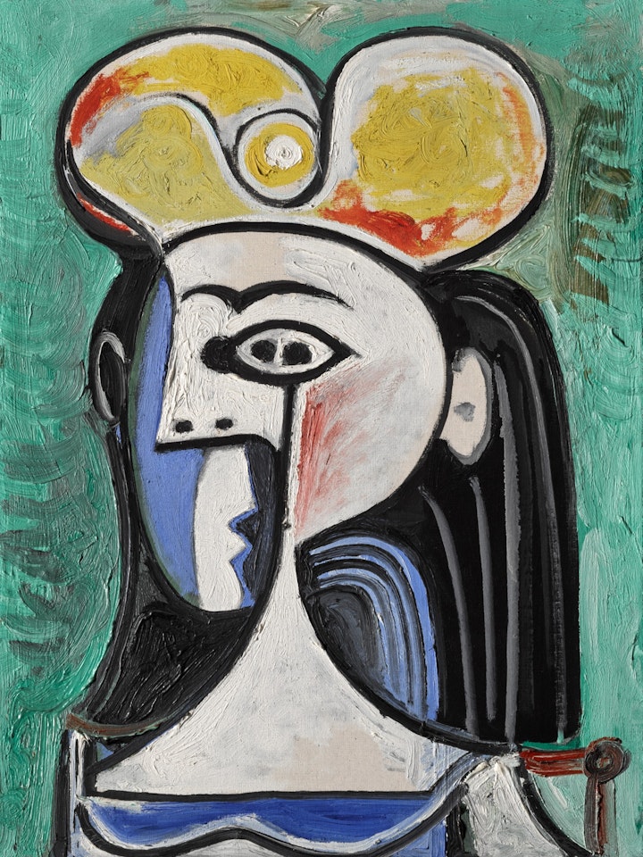 Buste de femme assise by Pablo Picasso
