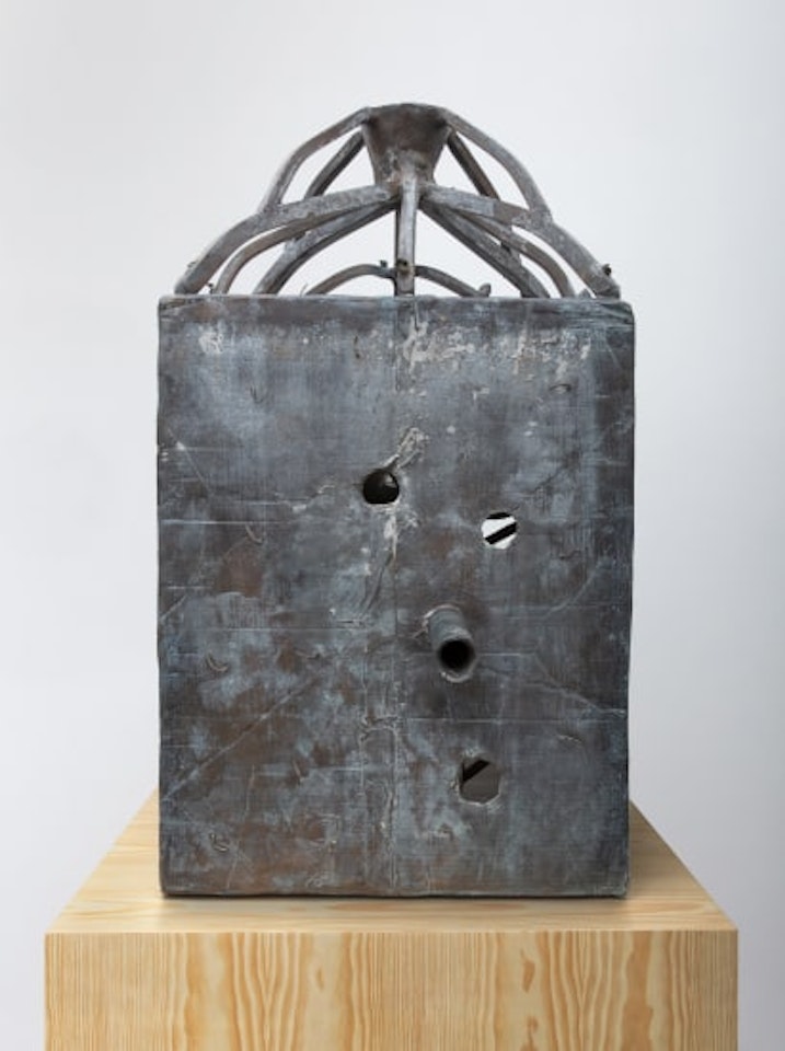 Untitled (Top and Interior Gates, DeWalt Mask M33.f) by Mark Grotjahn