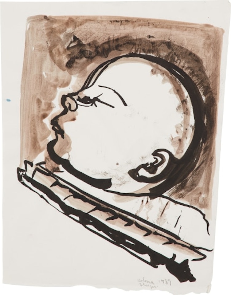 Helena Sleeping by Marlene Dumas