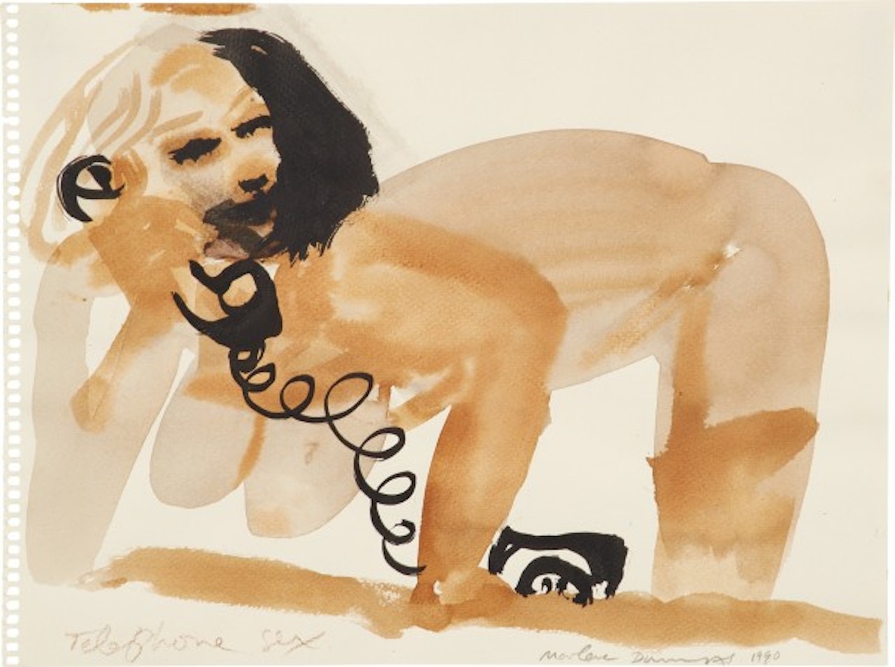 Telephone Sex by Marlene Dumas