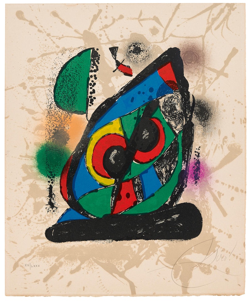 One Plate by Joan Miró