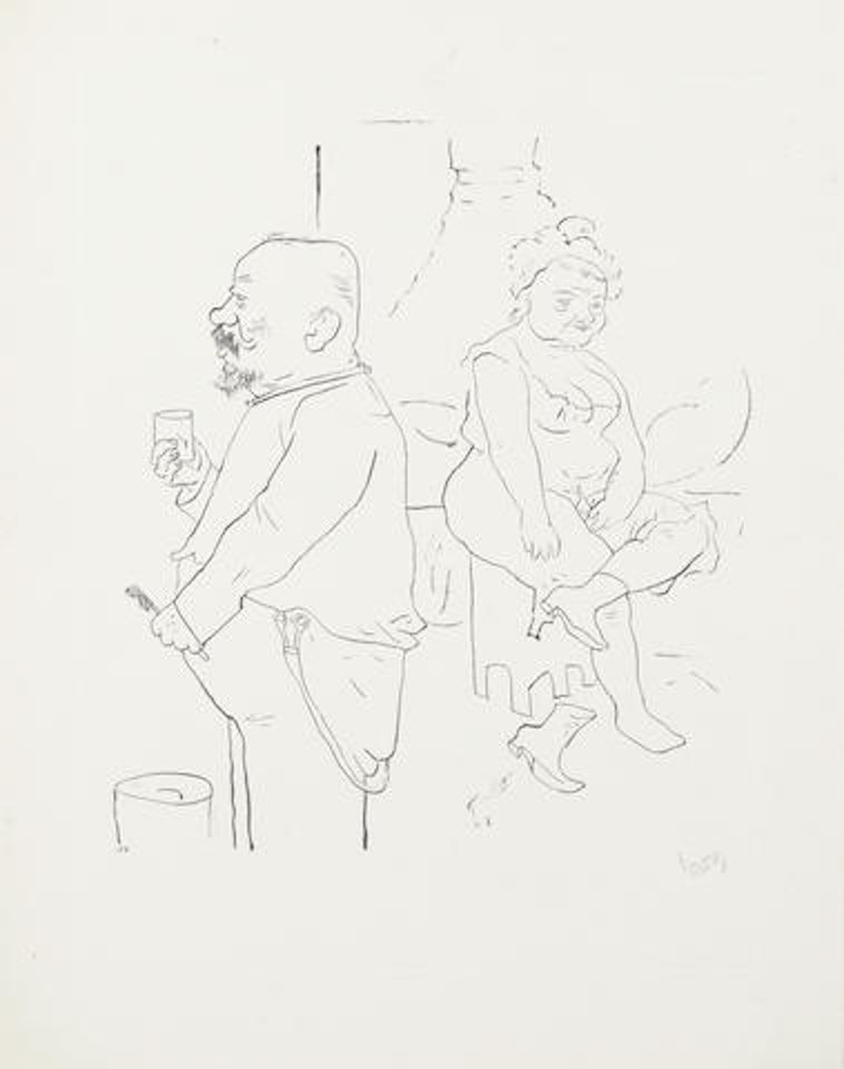 Five Plates, from 'Ecce Homo' by George Grosz