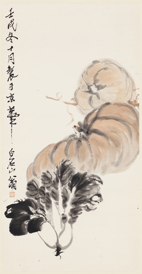 Pumpkins and Cabbage by Qi Baishi