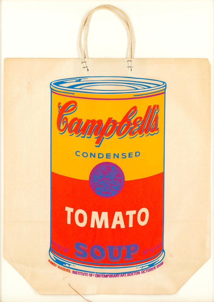 Campbell's Soup Can on a Shopping Bag by Andy Warhol