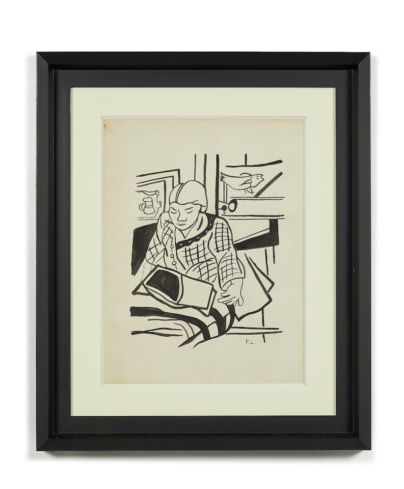 La lecture by Fernand Leger