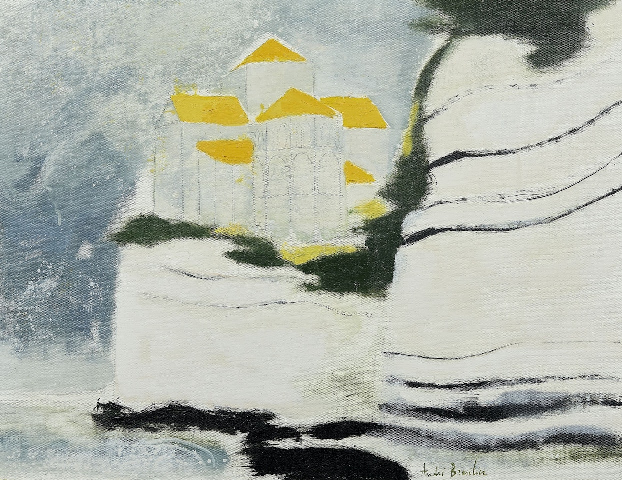 Eglise de Talmont by André Brasilier
