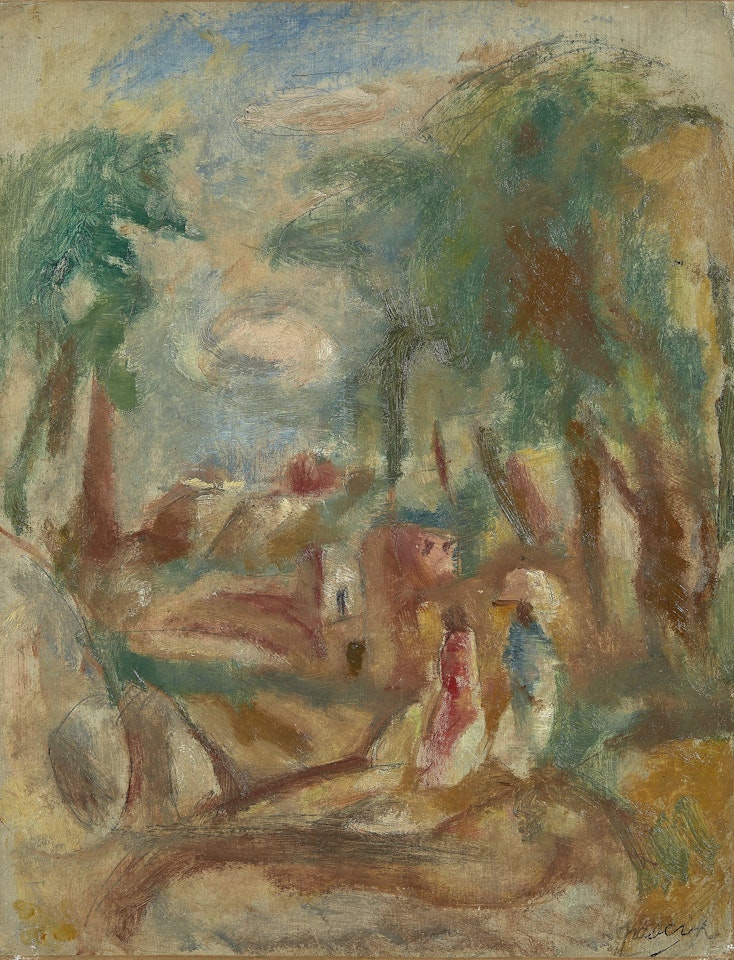 Cuba - La promenade by Jules Pascin
