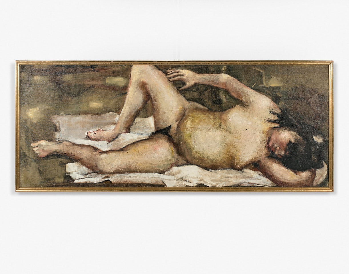 Nu couché by Paul Rebeyrolle