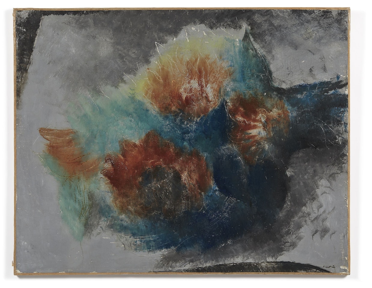 Le bouquet by Jean Fautrier