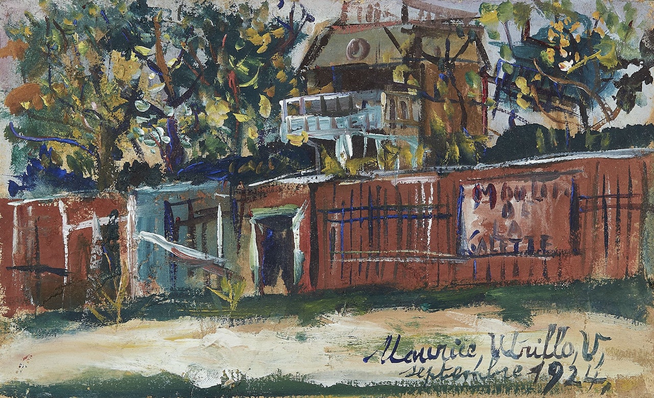 Le Maquis sur la Butte Montmartre by Maurice Utrillo