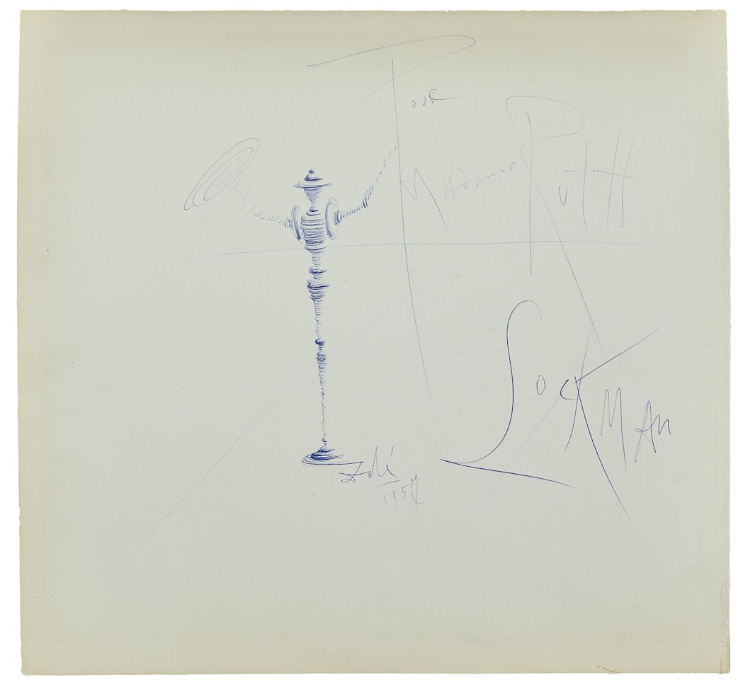 Dédicace by Salvador Dali